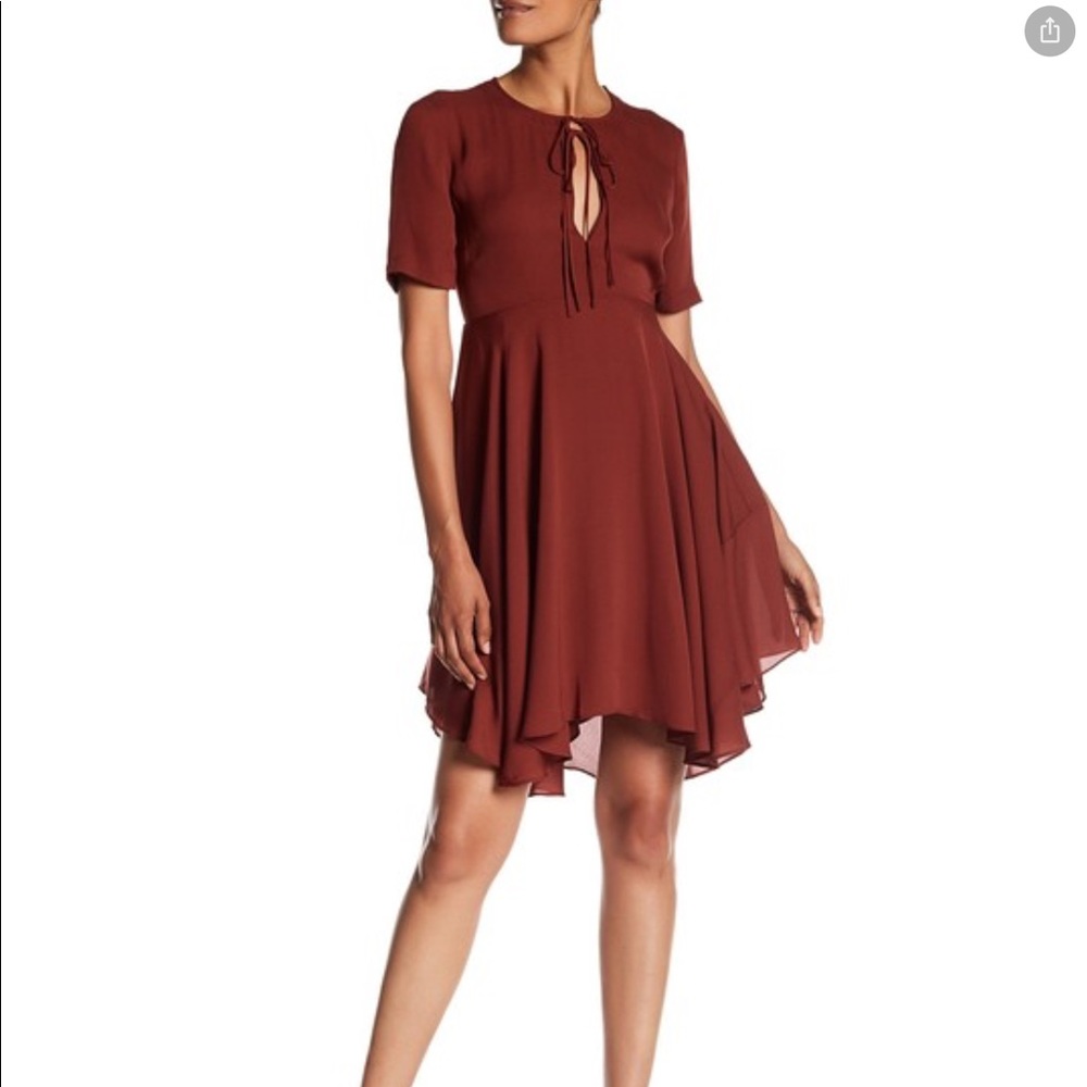 Swingy asymmetrical dress
